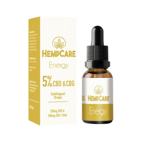 Απόσταγμα Κανναβιδιόλης HEMPCARE ENERGY 5%